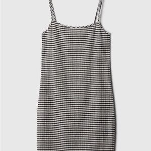 GAP  Gingham Spaghetti Strap Dress